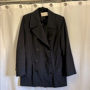 Jones New York Classic Black Pea Coat